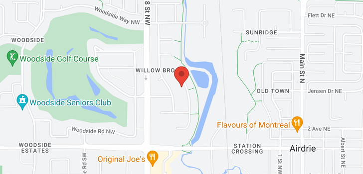 map of 51 Willowbrook Crescent NW